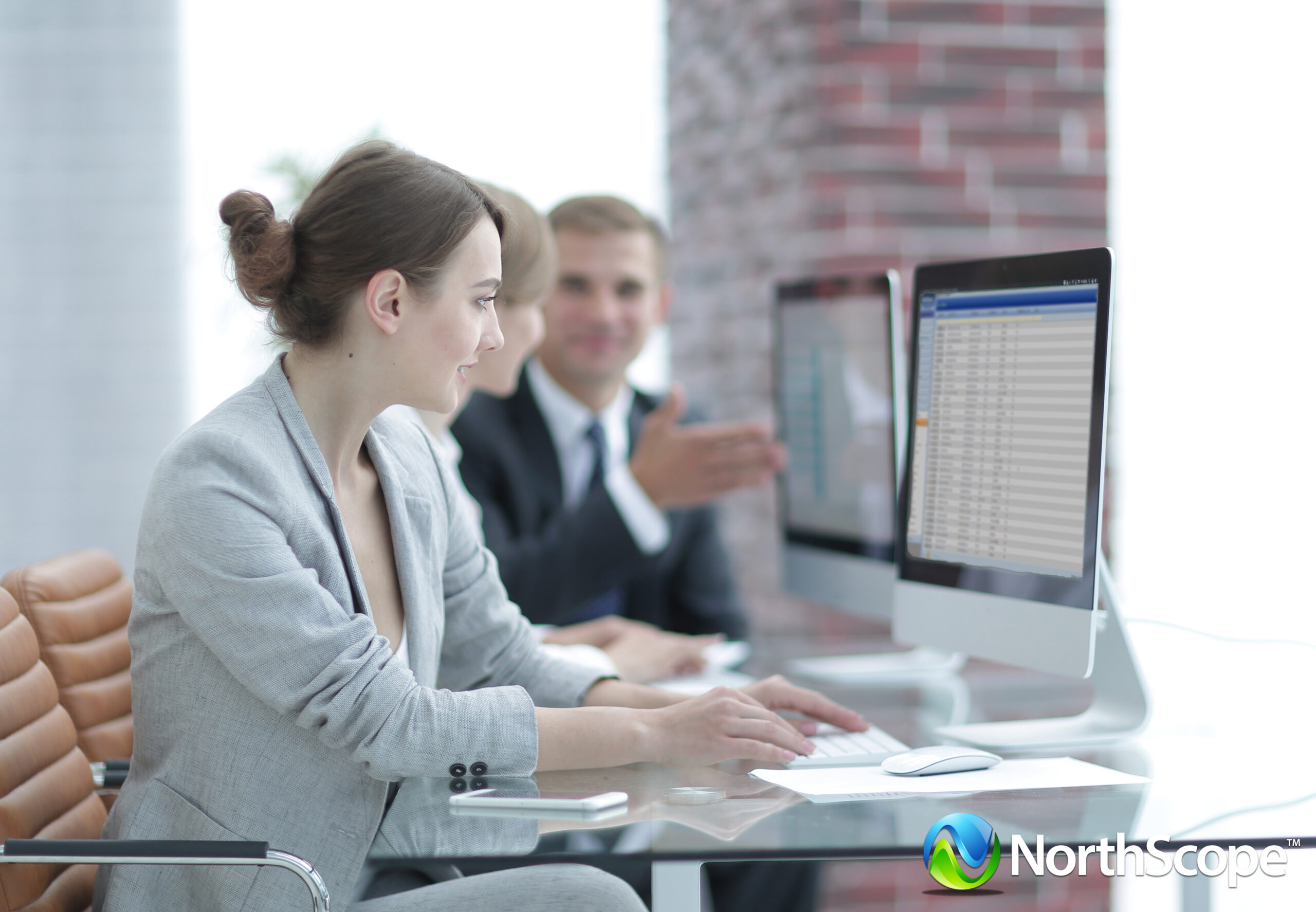woman using NorthScope food ERP software